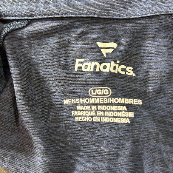 Fanatics Notre Dame Irish Lightweight Quarter Zip Men's Blue Size Large - Picture 2 of 7